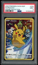 2020 Pokemon Full Art Pikachu SWSH #020 Figure Collection Black Star Promo PSA 9 on eBay