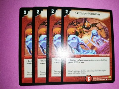 1x DM01 73/110 Crimson Hammer Spell Duel Masters English DM1 NM Control Meta 