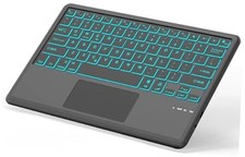 Wireless Keyboard for iPad Air 13-inch 12.9-inch iPad Pro, 7 Colors Backlit,