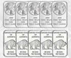 1oz Silver Bar (Decoys) 10 Pack