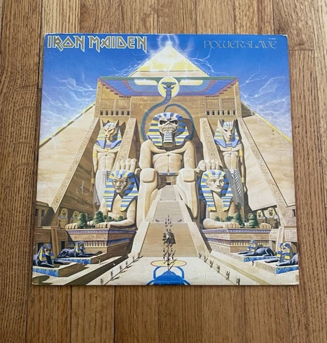 Iron Maiden ‎– Powerslave 1st U.S. Pressing Vinyl LP 1984 Capitol EMI Cover Only