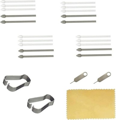 20pcs Tab S6 S Pen Nibs Replacement Tips for Galaxy Tab S6 S6 Lite S7 (White)