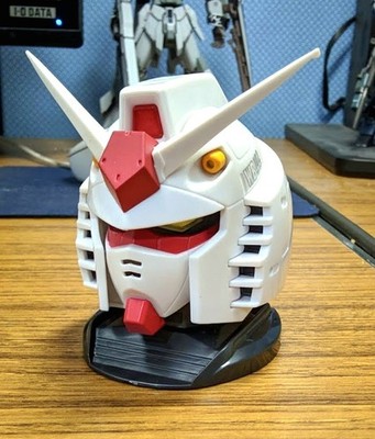Bandai Exceed Model Gundam Head No.1 RX-78-2 Gundam Anime  Figure Bandai White