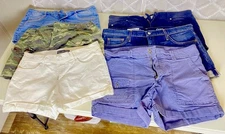 HUGE LOT WOMENS NAME BRAND SHORTS 6 PAIRS