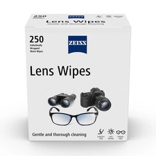 Zeiss Lens Cleaning Wipes 250 Pre-Moist High Quality Wipes New FREE DELIVERY