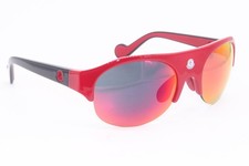 NEW MONCLER QUATROMILA ML 0050 68C RED MIRRORED AUTHENTIC SUNGLASSES 60-20