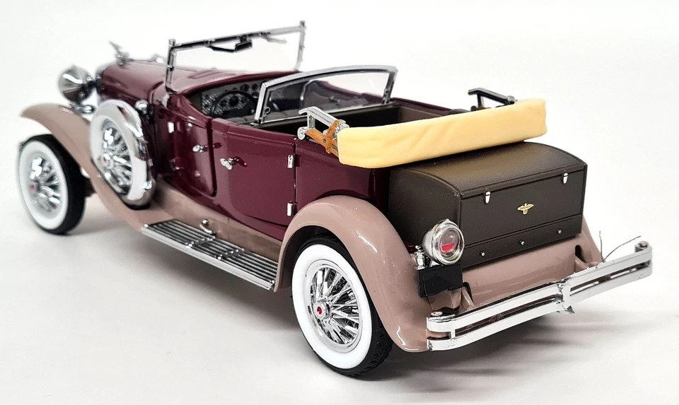 Franklin 1/24 - Duesenberg J Derham Tourster Red 1930 Diecast Model Car - Image 3 of 4