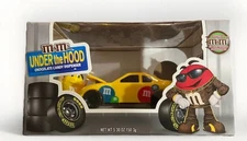 M&M's Under The Hood CAR Candy Dispenser Yellow Limited Edition - New In Box