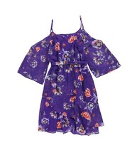 bar III Womens Gypsy Cold Shoulder Dress