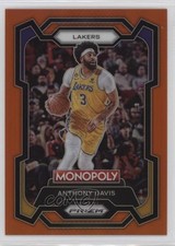 2023-24 Panini Prizm Monopoly Orange Prizm 35/124 Anthony Davis #41 17wc