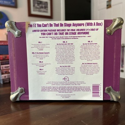 洋楽 zappa You Can't Do That on Stage Cmp Box You Can't Do That On Stage Anymore, Vol. 1-6, -- The CRATE Box Set