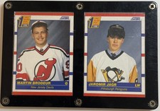 Martin Brodeur Jaromir Jagr 1990 Score Rookie Cards Lot In Frame
