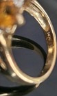 14k JCR Stamped: John C. Rinker; Multi-Gemstone 14K Yellow Gold Cluster Ring-sz7 — photo 2