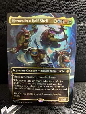 Heroes in a Half Shell 0006 Mythic Foil MTG TMNT Ninja Turtles