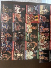 1990-91 NBA HOOPS Collect-A-Books Lot Of 25 Including Duplicate Of Reggie Miller