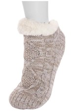 MUK LUKS Women's Slipper Socks Gray Marl
