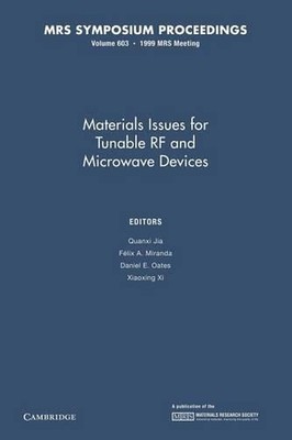Materials Issues for Tunable RF and Microwave Devices: Volume 603 by Quanxi Jia 
