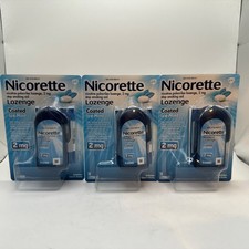 3x Nicorette Lozenge Ice Mint 2mg 20 Lozenges Exp 06/2027 Total 60 lozenges