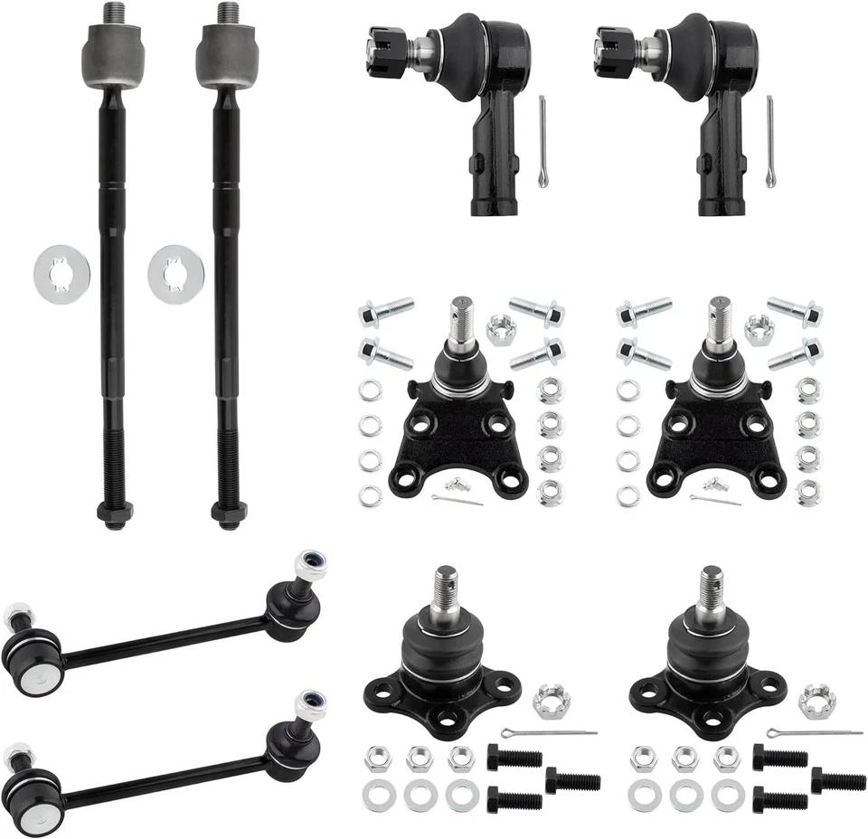 Kit completo de suspensão dianteira 10 peças para Amigo Rodeo Sport Passport ES80622 - Imagem 2 de 4