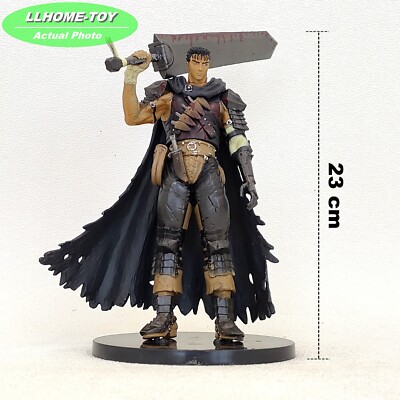 Anime Berserk Guts Black Swordsman Huge Blood Sword PVC Figure Statue Toy Gift