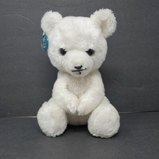 Vintage Dakin Teddy Polar Bear 1977 Plush Stuffed Animal White 11" Korea