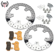 Front Brake Disc Rotors Pads & hardware Harley Electra Glide Road Glide 2015 -23