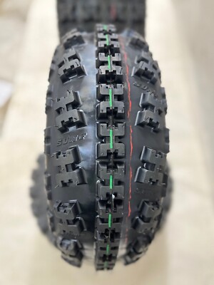 Honda TRX70 DWT Polished ATV Front & Rear Rims Sunf Tires A027