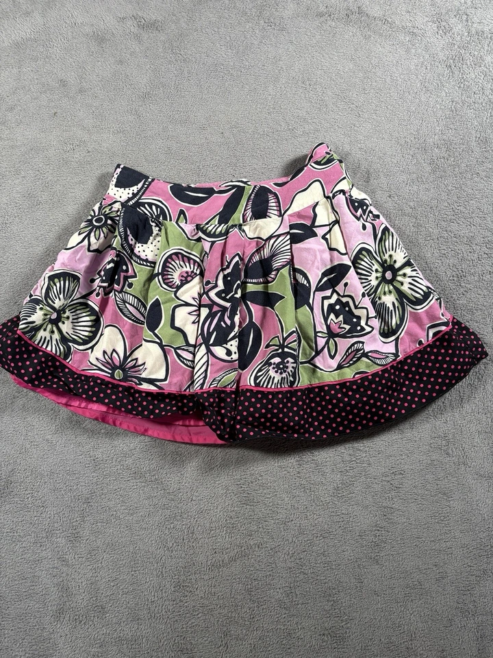 Minifalda vintage Forever 21 para mujer mediana negra rosa con volantes preppy verano Y2K Foto 2 de 4