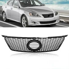 For 2006-2008 Lexus IS250/IS350 Black Sport Mesh Front Hood Bumper Grill Grille
