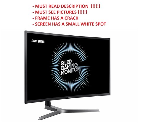 Samsung 32-Inch HDR QLED Curved Gaming Monitor (C32HG70QQN) [READ  DESCRIPTION!]™ | eBay