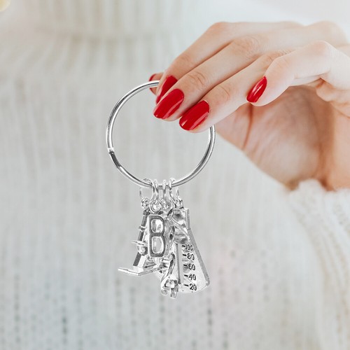 Microscope Key Ring Keychain for Educators Graduation Celebration - 第 12/12 張圖片