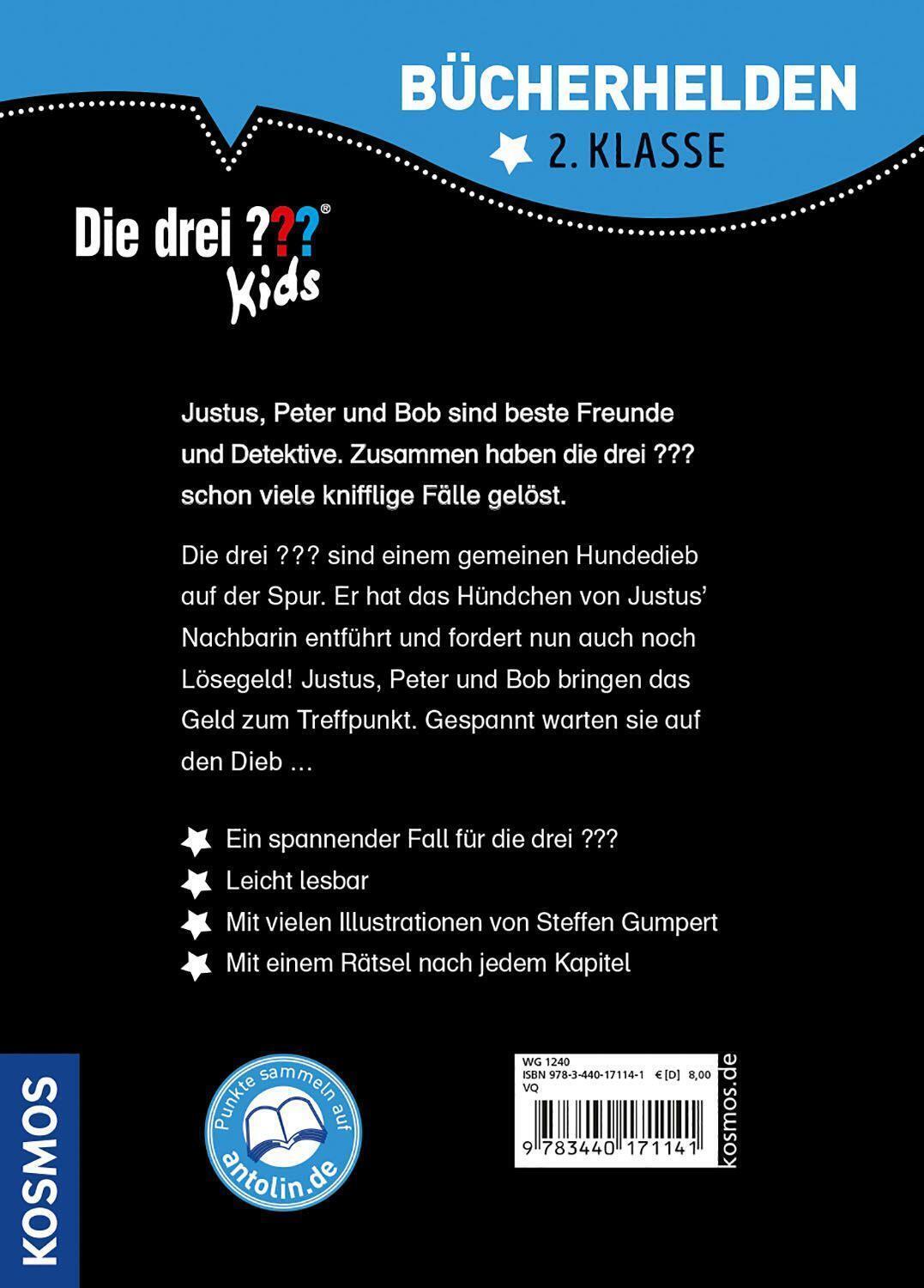 Thumbnail - Die Drei ??? Kids, Bücherhelden 2. Klasse, Hunde In Gefahr Ulf Blanck