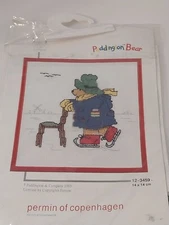 1993 Paddington & Company Cross Stitch Instructions And *Completed *Cross Stitch