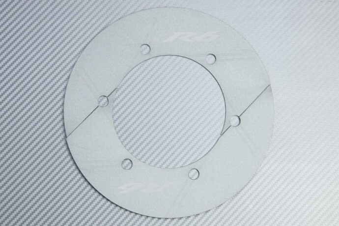 Cache poulie alu R6 RJ27 pour remplacer le carter plastique d'origine