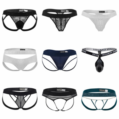 Roger Smuth Fashion Jockstrap Lingerie Fetish Underwear for Men