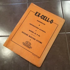 Ex-Cell-O B4 and B6 Injection Service & Parts Manual