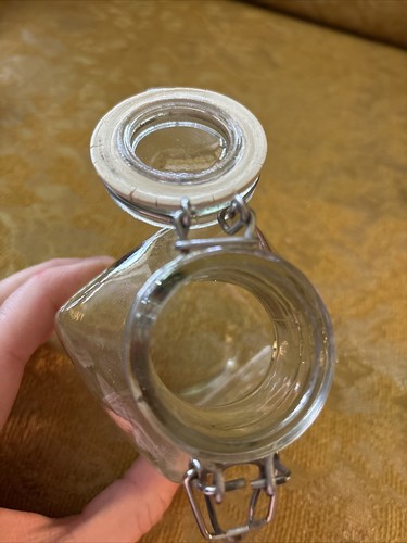 Glass Jar With Wire Bail - Picture 5 of 7