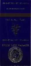 Shun Lee Palace, Long Life To You, New York, Vintage Matchbook Cover