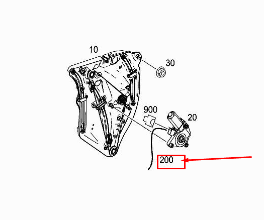 LIGNE DE VIOLATION DE LUNETTE ARRIÈRE MERCEDES-BENZ E CABRIO A207 A2075407932