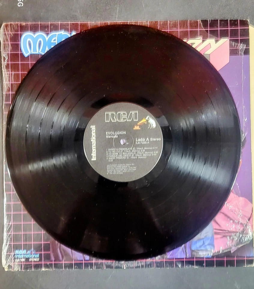 MENUDO Evolution LP Vinyl Record Ricky Martin Latin Boy Band - Image 2 of 4