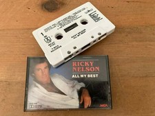 RICKY NELSON "ALL MY BEST" - CASSETTE TAPE - EXCELLENT SHAPE