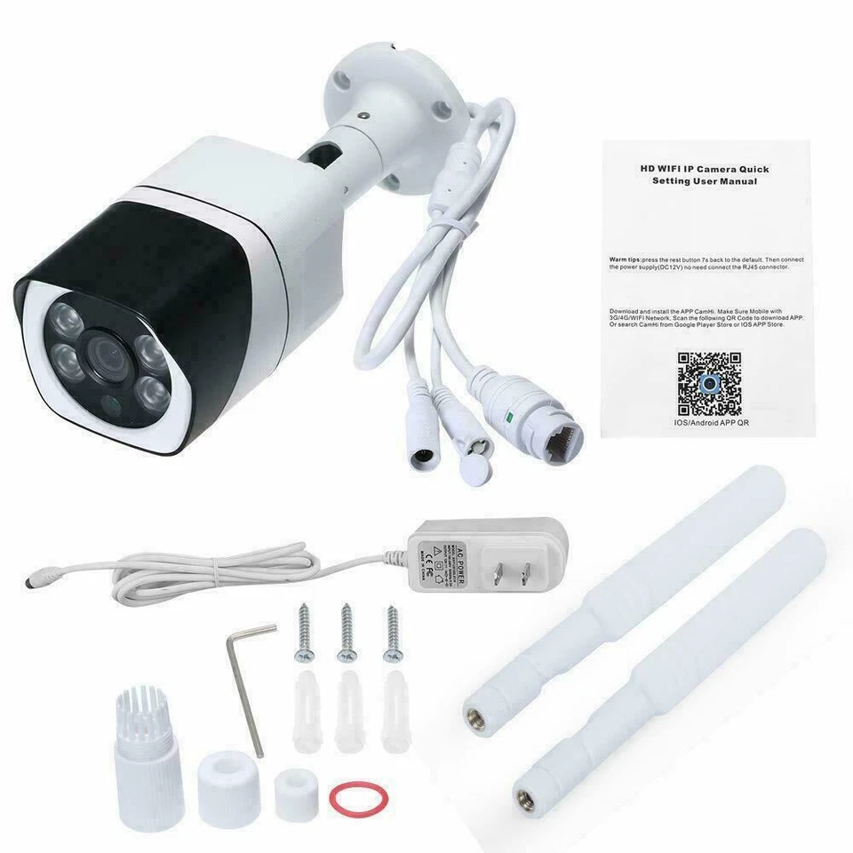 WiFi Outdoor Security Camera 1080P, 110°Wide Angle, Two-Way Audio, Motion Detect - Image 4 of 4