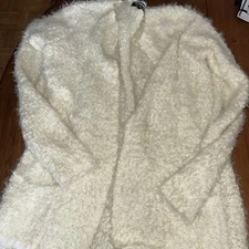 Fashion Union Sweater Fuzzy Ivory  Us Large 