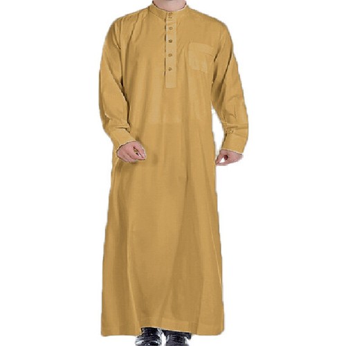 Luxury Colour Uae SAUDI Thobe Jubba Mens Qatar World Cup Gown Robe