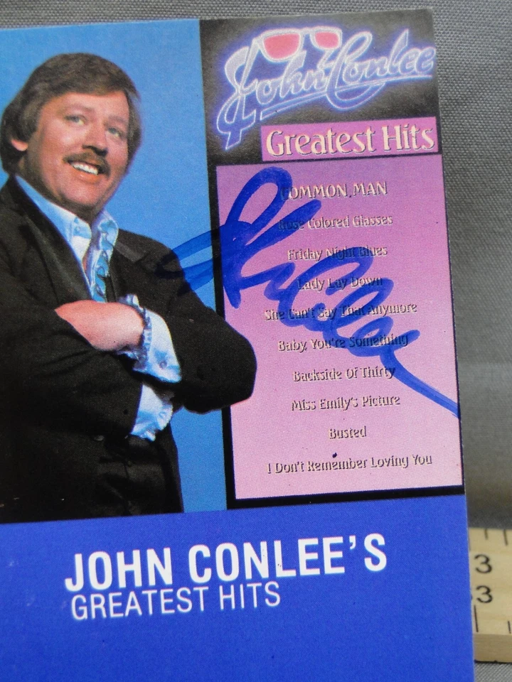 John Conlee Cassette Greatest Hits and In My Eyes 1983 Autograph Country — 第 2/4 张图片