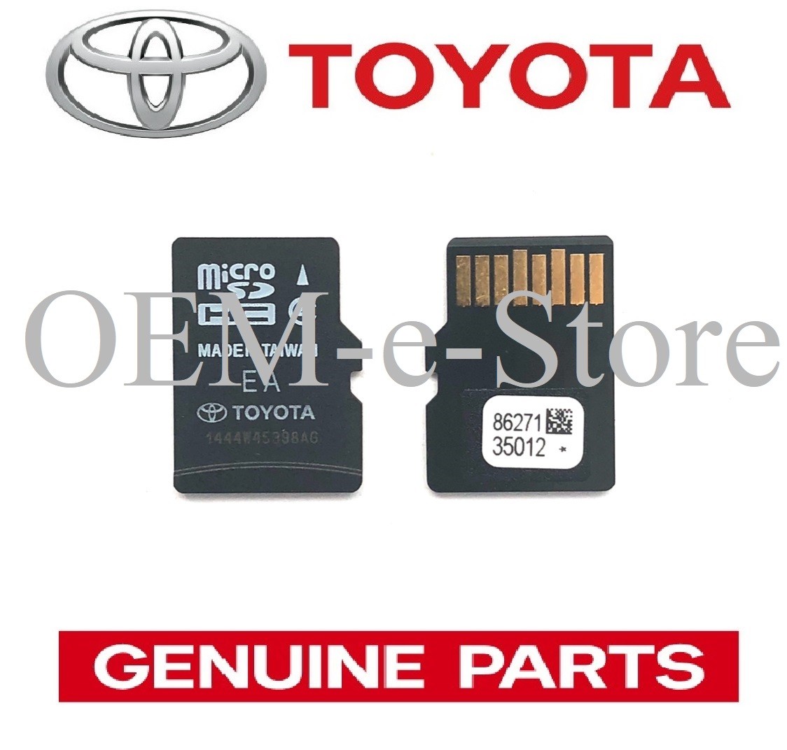 2016 Toyota Prius Prime Mirai Navigation Micro SD Card U.S Canada