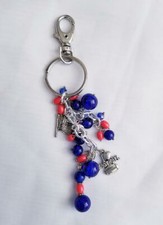 FOOTBALL PURSE CHARM or KEY CHAIN