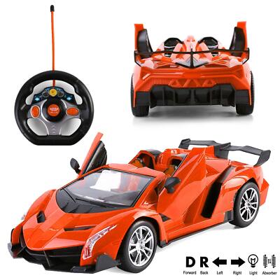 RIO】 RCカー ボディ レッド カーボンファイバー風 RIO】 RCカー