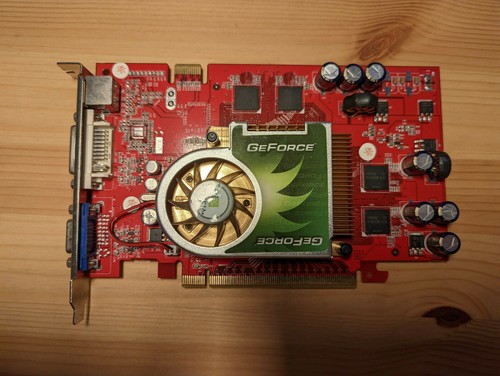XpertVision NVIDIA GEFORCE 6600GT 256MB NE/6600G+TD21-PM8C43 RETRO GAMING PC 🕹️