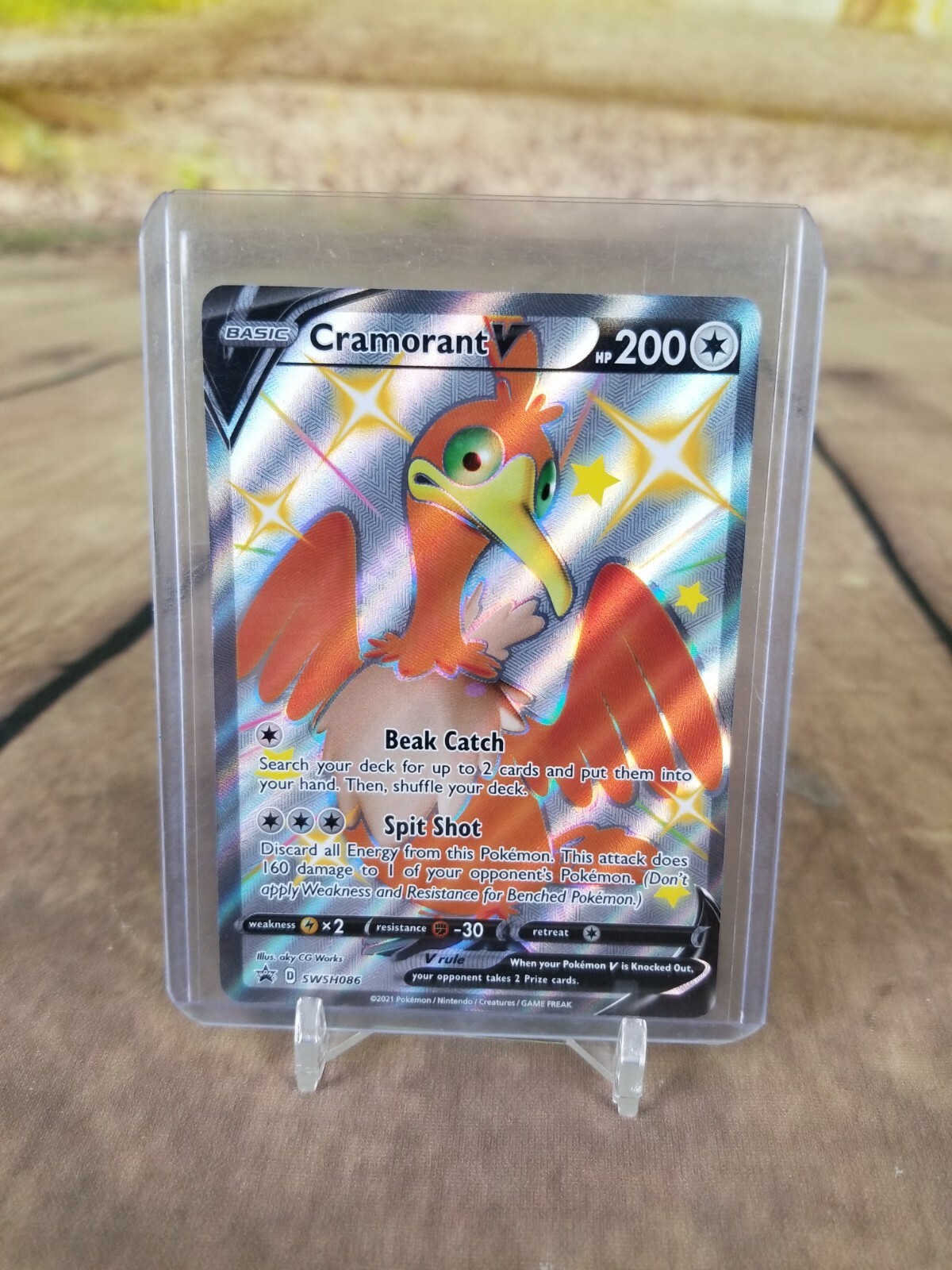 Cramorant Basic HP200 Promo Foil Pokemon 2021 Card